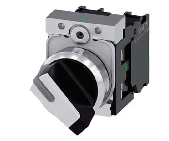 63-8437-09　Siemens 3SU1150-2BF60-1MA0, 2 Position NO/NC Selector Switch　3SU1150-2BF60-1MA0