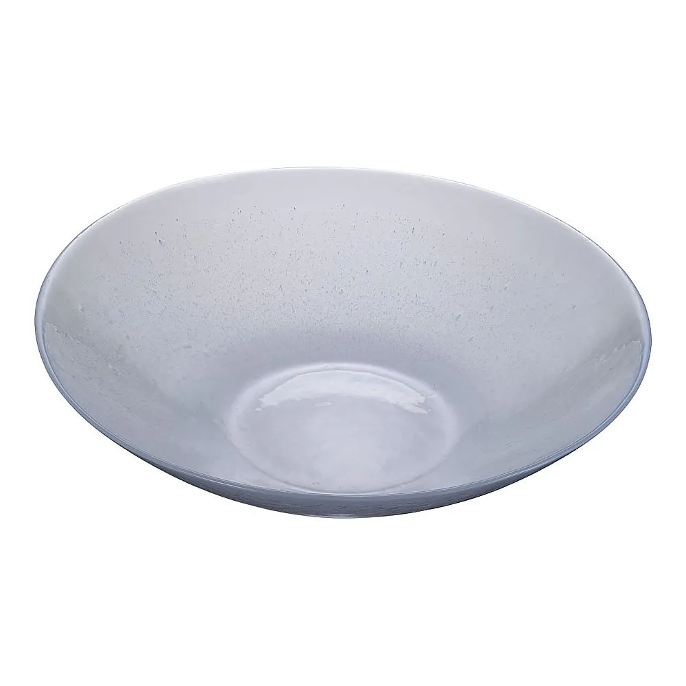62-6845-55　［Discontinued］Glass Japanese Cuisine Hak***tsu 15 40 cm Round Plate