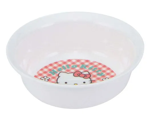 63-7201-55　［Discontinued］Melamine Children's Tableware New Kitty Round Small Bowl MC-35NK　0382110