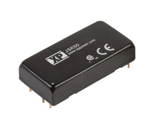 63-8363-39　XP Power JSK50 50W Isolated DC-DC Converter Through Hole, Voltage in 9 → 18 V dc, Voltage out 24V dc　JSK5012S24