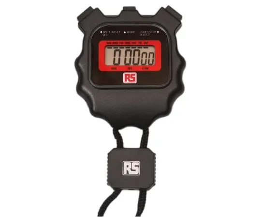 63-5124-47　［Discontinued］RS PRO Black Digital Pocket Stopwatch　811-1818