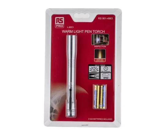 63-5169-77　［Discontinued］RS PRO LED Torch - , 9 lm　901-4963