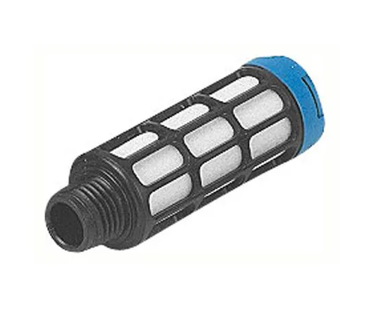 63-9694-22　Festo U Polymer 10bar Pneumatic Silencer, Threaded, G 1/4 Male　U-1/4-20