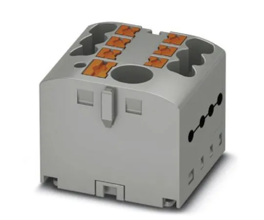 63-9680-58　Phoenix Contact Non-F***d Terminal Block, 7 Way/Pole, Push In Terminals, 26 → 12 AWG, 500 V　3273460
