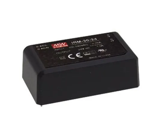 63-8449-65　Mean Well 31W 1 Output Encapsulated Switch Mode Power Supply, 111mA, 24V dc Encapsulated　IRM-30-24