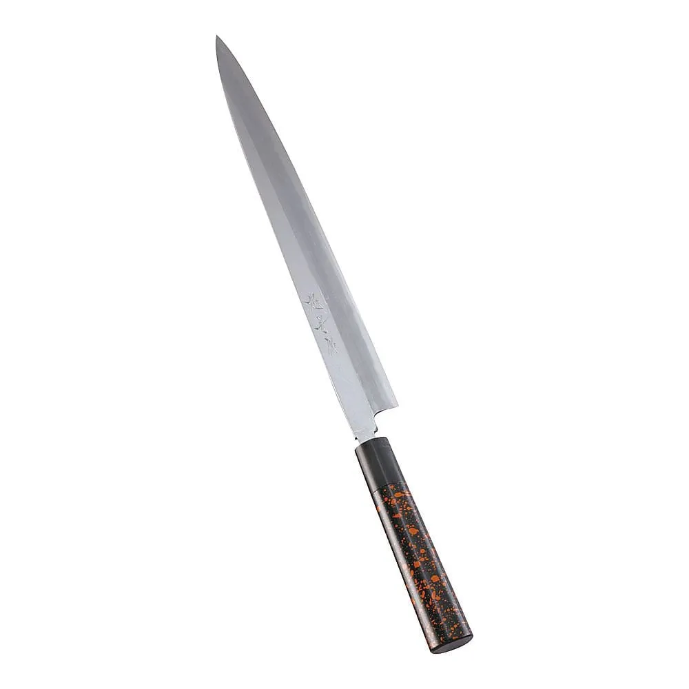 62-6407-89　［Discontinued］Kabuki Harmony Hocho-Chushu-Yanagi Blade 33 cm Black Gold