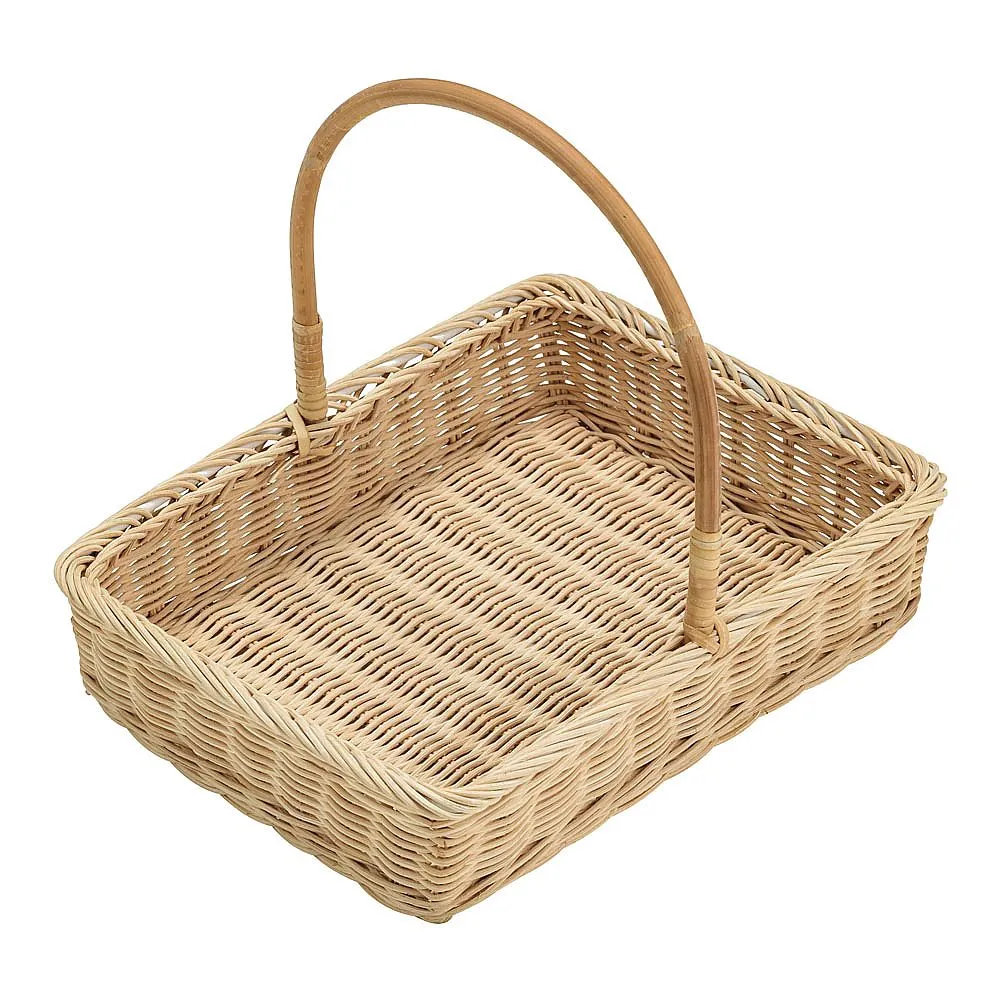 62-6580-92　［Discontinued］Rattan Square Dish Holder Attached