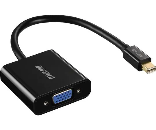 64-3772-99　［Discontinued］Mini DisplayPort to Thunderbolt to VGA Adapter Black　BMDPVGBK