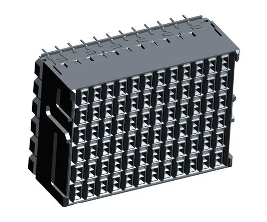 63-8390-22　TE Connectivity STRADA Whisper Series 2.5 (Column) mm, 3.9 (Row) mm Pitch High Speed Backplane Connector, Female,　2187626-1