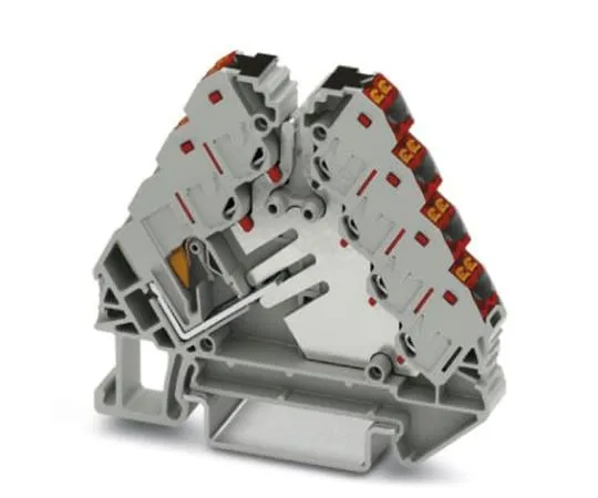 63-9680-70　Phoenix Contact Non-F***d Terminal Block, 13 Way/Pole, Push In Terminals, 26 → 14 AWG, 250 V　3270220