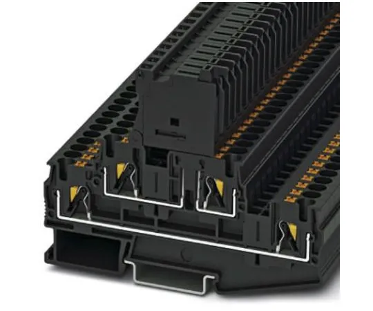 63-9681-18　Phoenix Contact PTTB 4-HESILED 250 (5X20) Non-F***d Terminal Block, 4 Way/Pole, Push In Terminals, 24 → 10 AWG　3211892