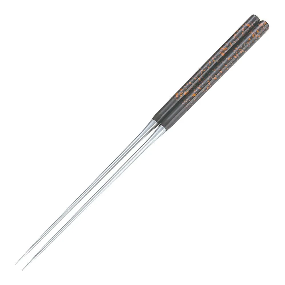 62-6471-12　［Discontinued］Kabuki Adjustment Chopsticks Kurogane-cha 180 mm