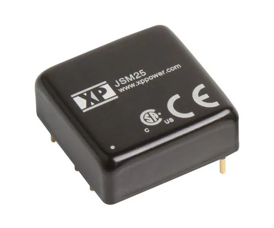 63-8374-37　XP Power JSM25 25W Isolated DC-DC Converter Through Hole, Voltage in 18 → 36 V dc, Voltage out ±15V dc　JSM2524D15
