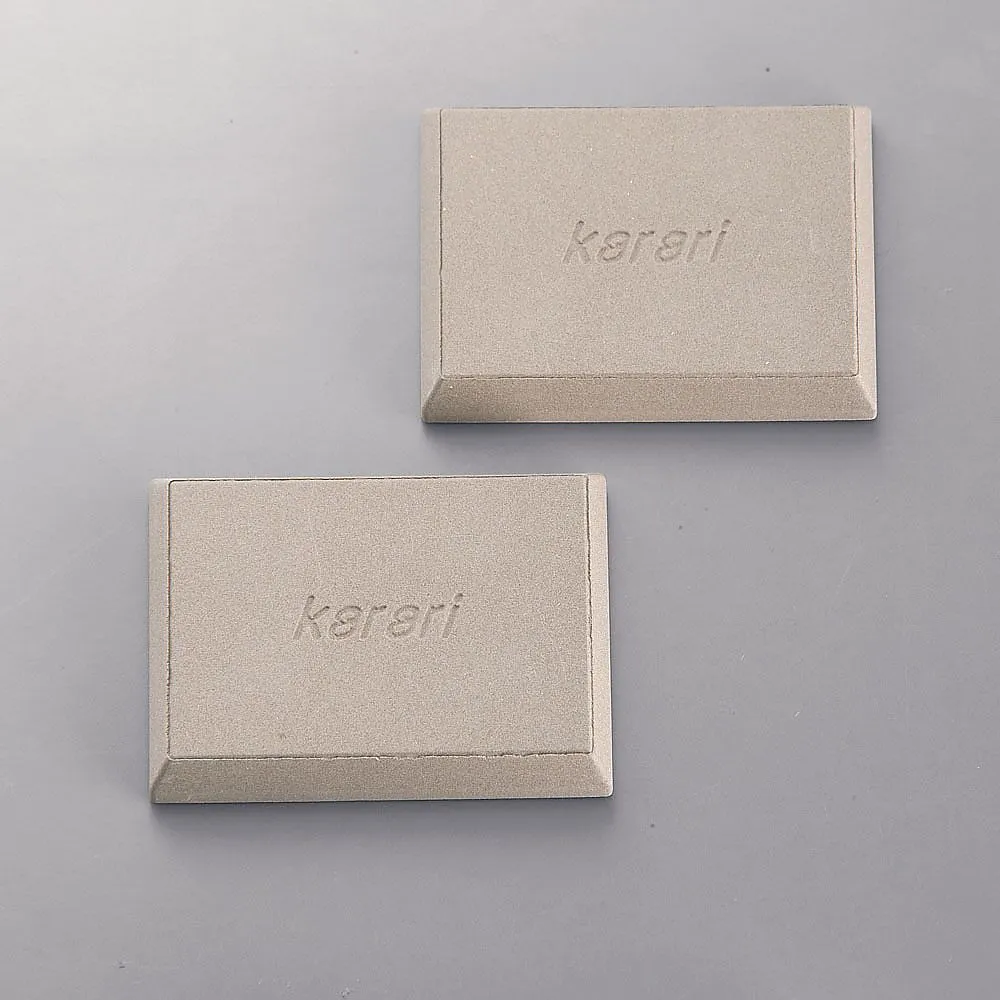 62-6391-14　［Discontinued］Diatomaceous Earth Block Rectangles 2-Pack Gray　AKI1101