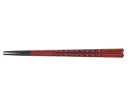62-6727-16　［Discontinued］PBT Kikko Chopsticks (10 pcs) Negoro 22.5 cm 90030614