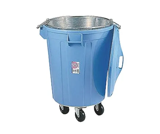 63-1774-42　［Discontinued］Pail (with Lid) and Punching Strainer Set 65 Type (with Dolly)　345043