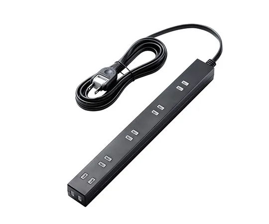 63-1848-03　［Discontinued］Slim Tap with Dust Prevention Shutter for TV (Built-in Lightning Guard)　AVT-NSLK-2625BK