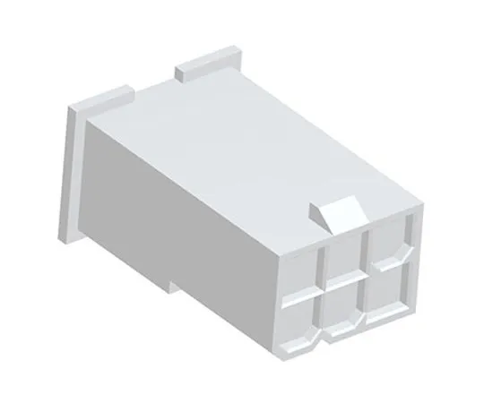 63-8375-80　TE Connectivity VAL-U-LOK Male Connector Housing, 4.2mm Pitch, 6 Way, 2 Row　2296206-6