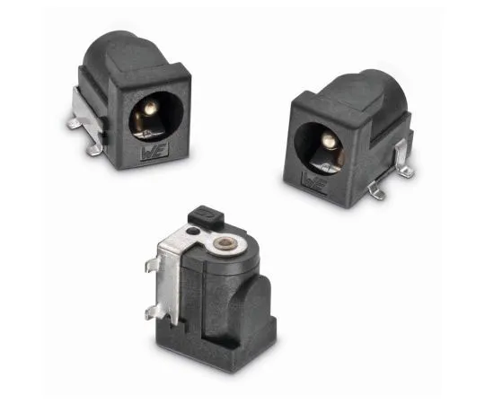 63-8358-12　Wurth Elektronik Surface Mount DC Power Socket WR-DC Series, 2.55mm Right Angle 5A　694108106102