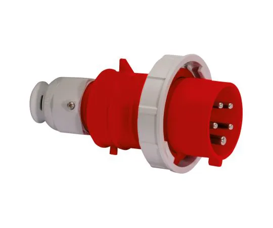 63-9689-50　Bals IP67 Red Cable Mount 3P+N+E Industrial Power Plug, Rated At 16A, 415 V　21239