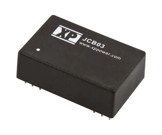 63-8369-66　XP Power JCB 3W Isolated DC-DC Converter Through Hole, Voltage in 9 → 18 V dc, Voltage out 24V dc　JCB0312S24