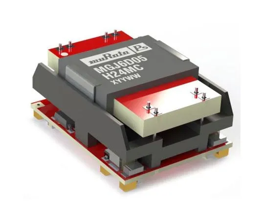 63-8438-62　Murata Power Solutions MGJ6 2.4 (Output 2) W, 3.6 (Output 1) W Isolated DC-DC Converter Surface Mount, Voltage in 9　MGJ6D121510LMC-R7
