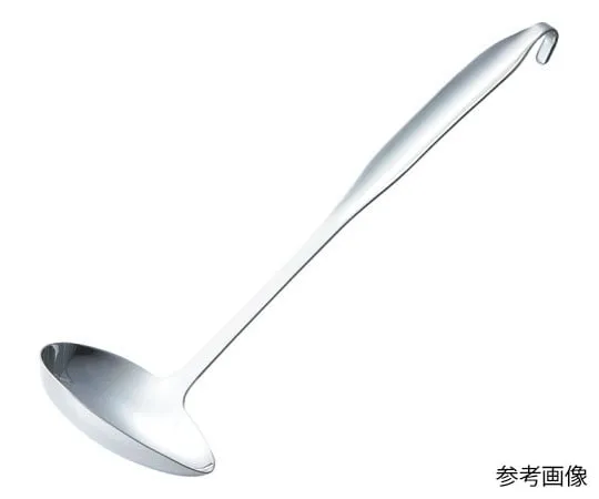 62-8188-09　［Discontinued］18-8 One-Piece Side Mouth Ladle (Small)　58015