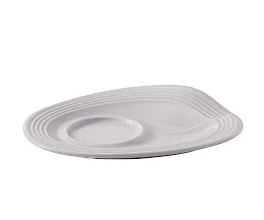 62-6839-74　［Discontinued］Revol Floisse Espresso Saucer White　002485