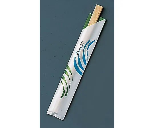 62-6650-84　［Discontinued］Hosonami Shirakaba Koban 20.5 cm (1 Case, 100 Meals x 40 Pieces) with Spare Chopsticks