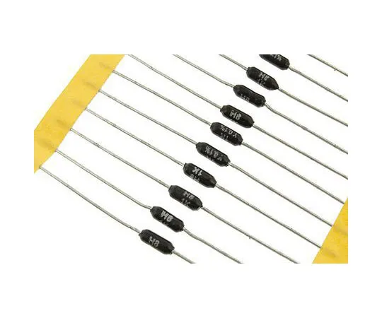 63-8392-85　TE Connectivity 1kΩ 0.25W Through Hole Fixed Resistor ±0.1% ±15ppm/°C　H81K0BYA