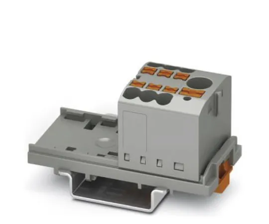 63-9680-61　Phoenix Contact PTFIX 6/6X2.5-NS35 GY Non-F***d Terminal Block, 7 Way/Pole, Push In Terminals, 26 → 12 AWG, 500 V　3273066