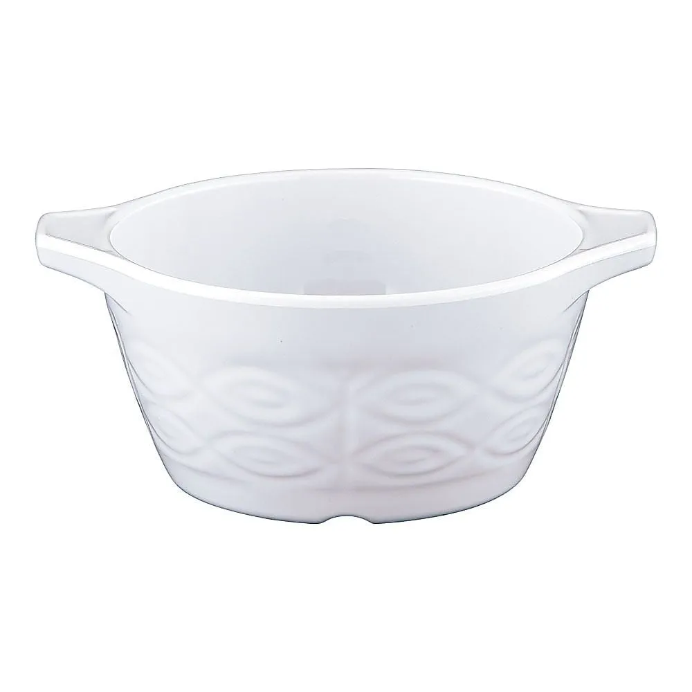 63-5717-47　［Discontinued］Melamine Casserole Body Pure White　RMRT501