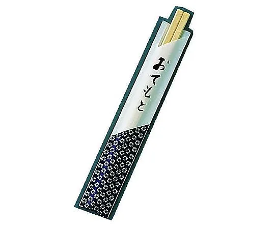 62-6650-87　［Discontinued］Komon Aspen Genroku 20.5 cm (1 case 100 sets x 40 pcs) with disposable chopsticks bag