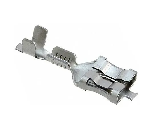 63-8384-18　TE Connectivity FASTON Series Crimp Receptacle, 3 (Section E-E) mm, 4.6 (Section B-B) mm, 0.2mm² to 0.5mm², 24AWG to　2178438-1