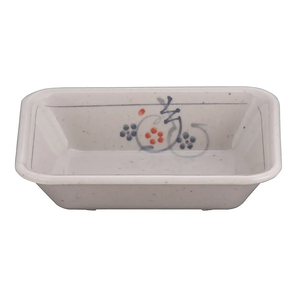 62-6849-54　［Discontinued］Melamine Karin Square Dish　DI-20-K