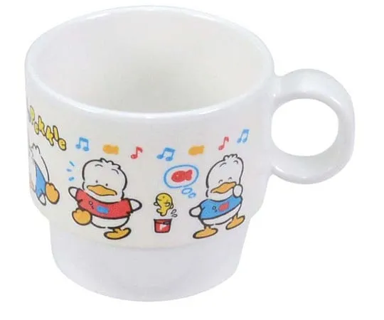 63-7201-86　［Discontinued］Melamine Children's Tableware Duck Peckle Mug MN-20P　0382220