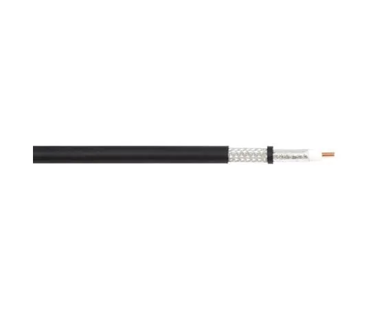 63-8447-18　CAE Groupe Black Unterminated to Unterminated RF400 Coaxial Cable, 50 Ω 10.3mm OD 100m　RF400
