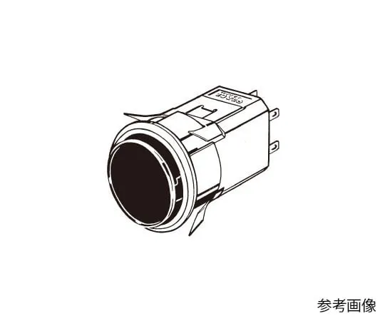 62-4838-52　［Discontinued］Illuminated push-button switch (LED) (square body type) (Round) A3P　A3PT-90B12-24CW