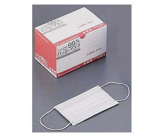62-6631-21　［Discontinued］HAKKO Mask, Female Type HK-145S (50 Sheets)　SMS3001