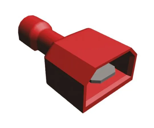 64-0219-07　TE Connectivity Ultra-Fast .187 Series , Red Insulated Crimp Tab Terminal, 0.3mm² to 0.8mm², 22AWG to 18AWG, 4.75 x　2-521102-2