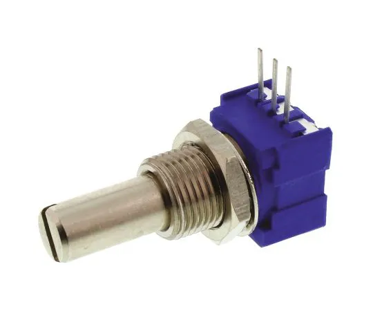 64-0266-27　Bourns 1 Gang Rotary Cermet Potentiometer with a 6.35 mm Dia. Shaft, 10kΩ, ±10%, 1W, Linear 51AAD-B28-A15L　51AAD-B28-A15L