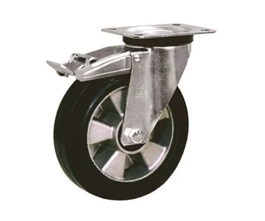 64-0274-48　LAG Braked Swivel Swivel Castor, 120kg Load Capacity, 100mm Wheel Diameter　16327  FR