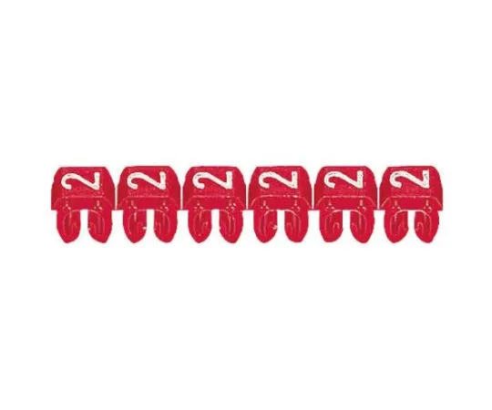 64-0311-93　Legrand CAB 3 Clip On Cable Marker, Pre-printed 2 0.8 → 2.2mm Dia. Range　0 381 02