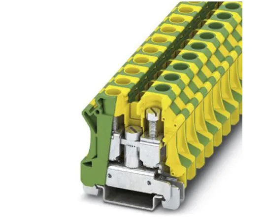 64-0235-65　Phoenix Contact 2 Way UTI 16-PE Earth Terminal Block, Screw Down 10 → 4 AWG　3073830