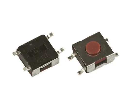 64-0263-83　Red Button Tactile Switch 50 mA @ 12 V dc　DTSMW67RV