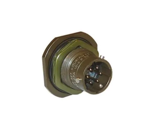 64-0247-30　Souriau 851 Series, 4 Way Panel Mount MIL Spec Circular Connector Receptacle, Pin Contacts,Shell Size 8, Bayonet　85107A84P50
