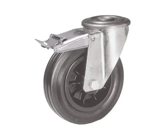 64-0272-37　LAG Stem Swivel Castors 14336 FR FE, 205kg, Rubber tyres　14336  FR  FE