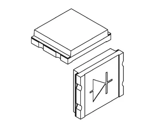 64-0341-27　Vishay, TEMD5010X01 IR + Visible Light Si Photodiode, 65 °, Surface Mount　TEMD5010X01