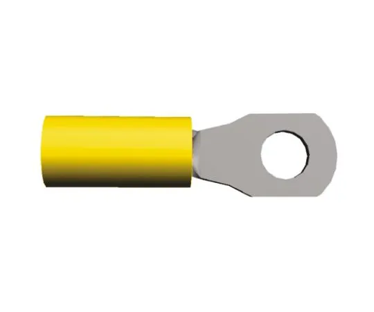 64-0220-85　TE Connectivity PIDG Series Insulated Crimp Spade Connector, 2.6mm² to 6.6mm², 12AWG to 10AWG, M6 Stud Size Nylon,　130491