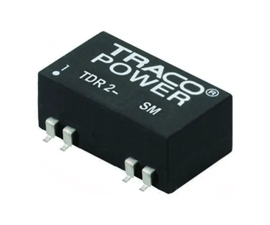 64-0320-76　TRACOPOWER TDR 2SM 2W Isolated DC-DC Converter Surface Mount, Voltage in 18 → 36 V dc, Voltage out 12V dc　TDR 2-2412SM